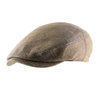 Driver Cap Linen Glencheck Stetson