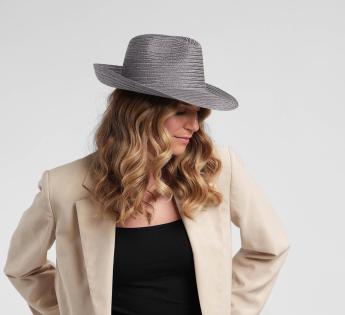 Chapeau fédora abaca Maelias