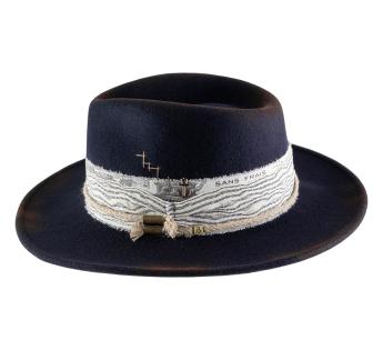 Chapeau vintage vieilli Stéphane