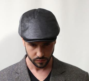 casquette cuir imitation Oswald