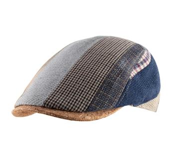 Casquette plate patchwork Nucci