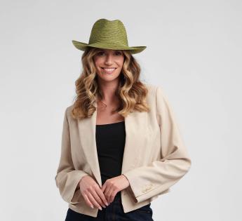 Chapeau fédora abaca Maelias