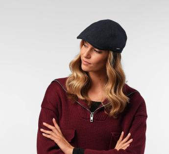 casquette laine Texas Herringbone