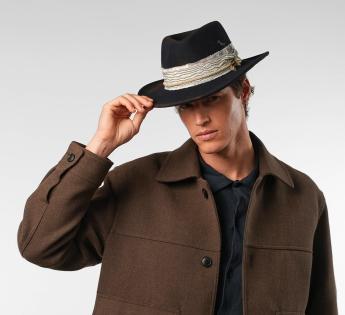 Chapeau vintage vieilli Stéphane