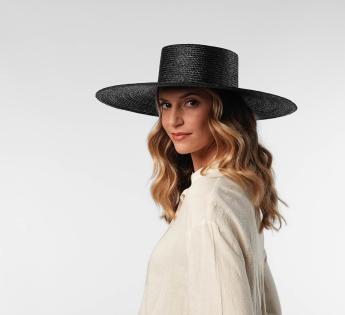 Chapeau paille large Capeline Cavoli