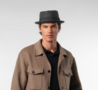 Chapeau Porkpie Noir Naxon