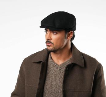 Casquette plate laine Andy