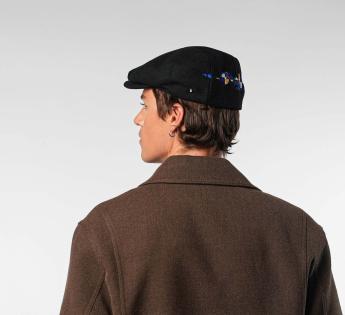 Casquette plate laine Andy